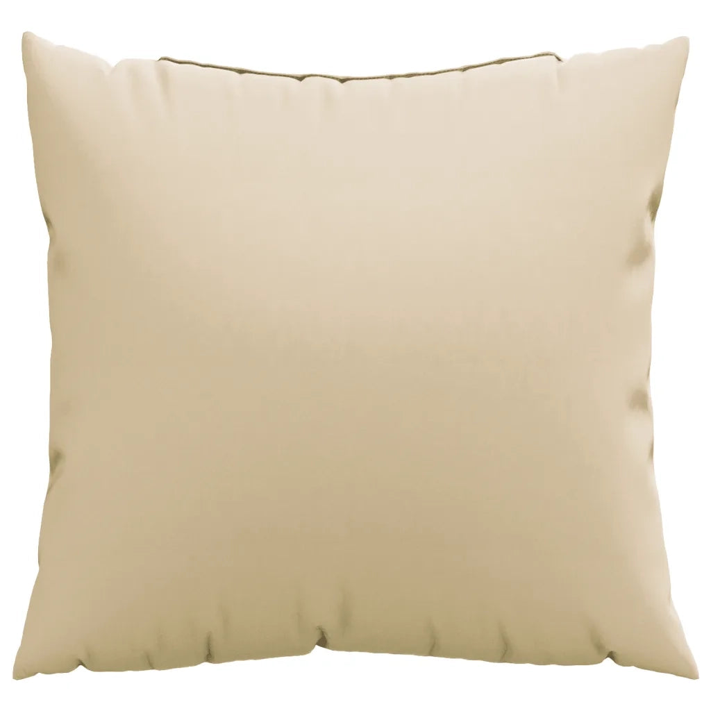 Cuscini per Divano 4 pz Beige 60x60 cm in Tessuto 360406