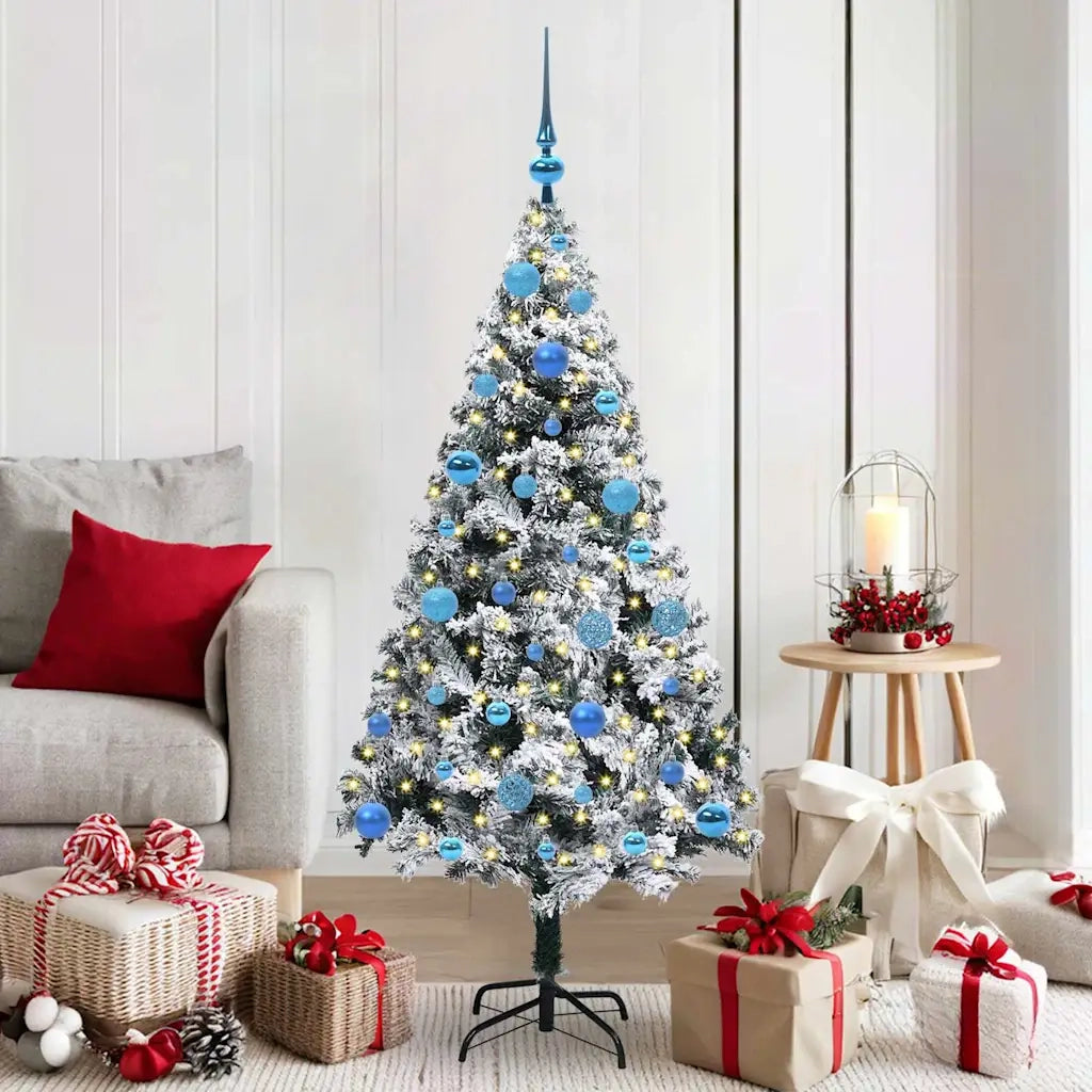 Albero di Natale artificiale con 150 LED Bianco 150 cm 3396956