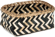 Set di 3 Zampe di Bambù Zebra in colori nero e naturale.