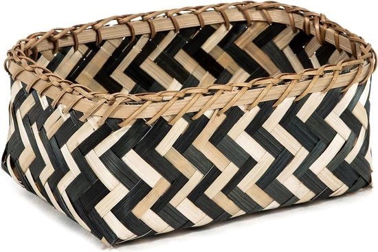 Set di 3 Zampe di Bambù Zebra in colori nero e naturale.