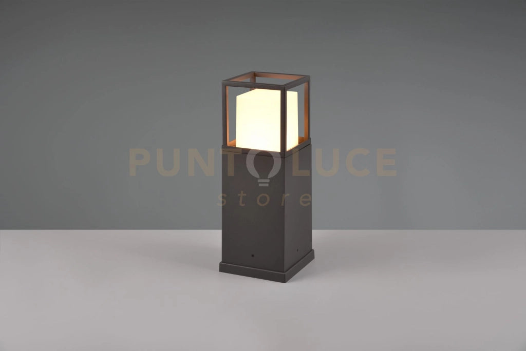 WITHAM PALO ALTO LED  14,5W 1450lm, 2300+3000+4000K DA ESTERNO ANTRACITE CON REGOLAZIONE LUCE CALDA-FREDDA IP54 H. 40CM