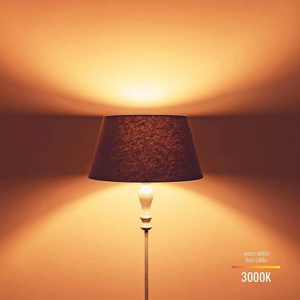 Lampada led sfera fsl 7,5w e14 luce calda 3000k classe energetica f