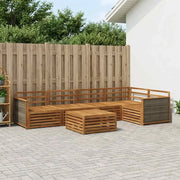 Set di divani da esterno 6 pcs Naturale 3383377