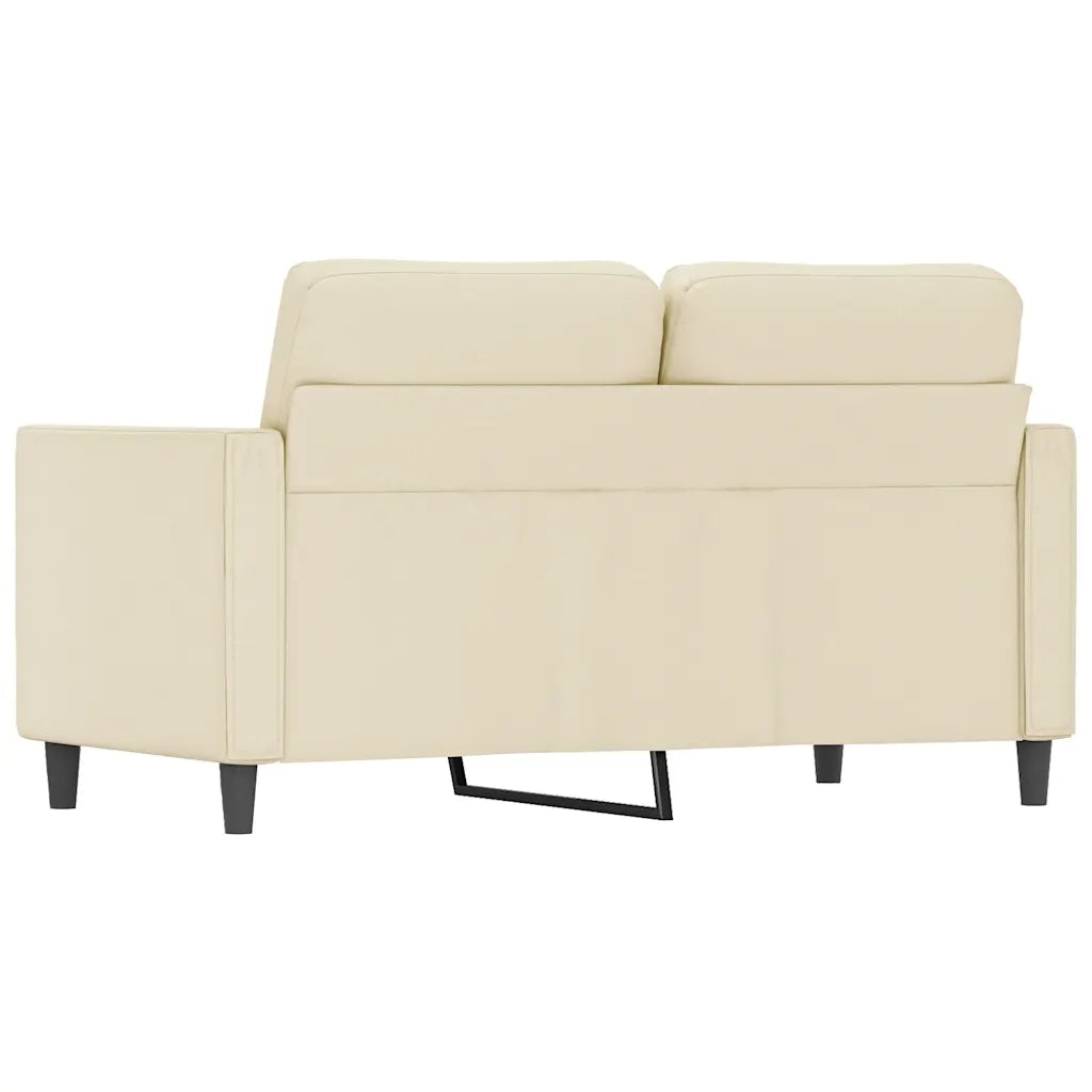 Divano a 2 Posti-Sofa 2 Posti Crema 120 cm in Similpelle 218555