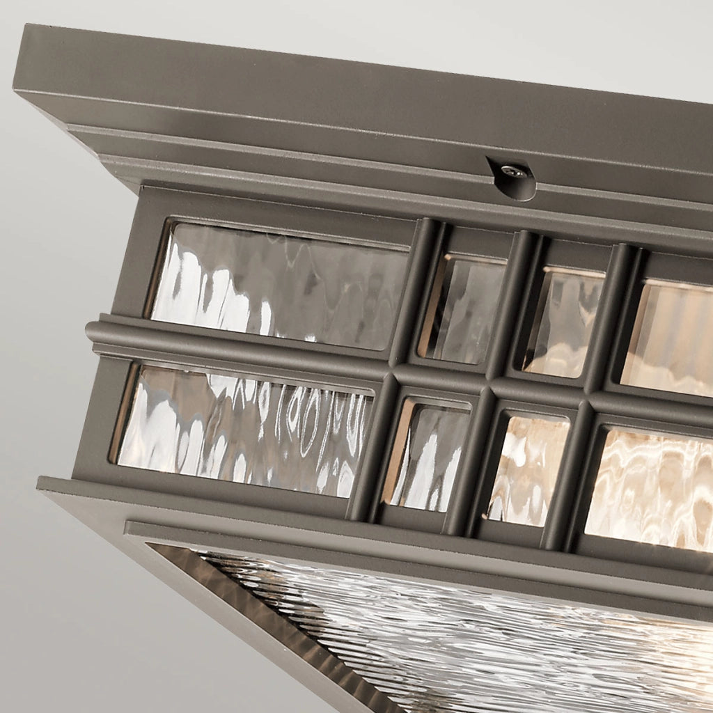Plafoniera esterna Beacon Square bronzo E27 2x60W Kichler