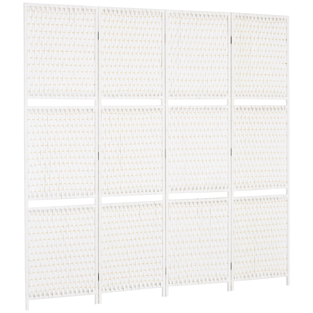 Libreria divisorio con ripiani ¨C Minimal ¨C bianco paille 80x30x180