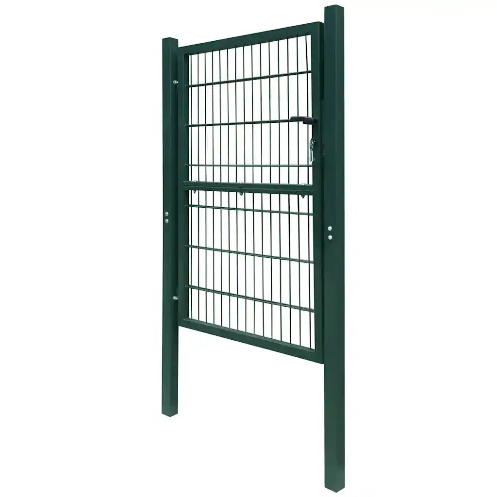 Cancello per Recinzione 2D (Singolo) Verde 100x140 cm 141750