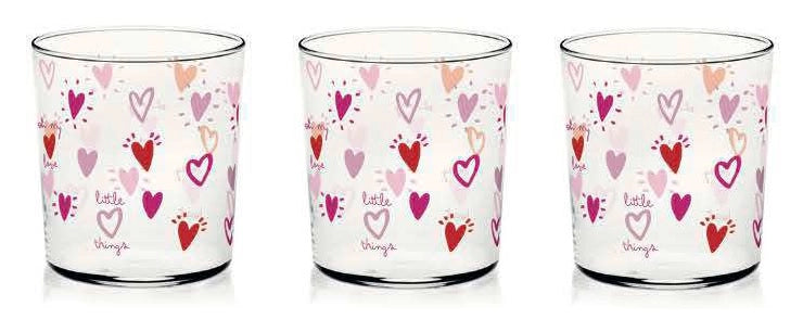 Set 6 Bicchieri da Tavola in Vetro Conic Little Things 360 cc