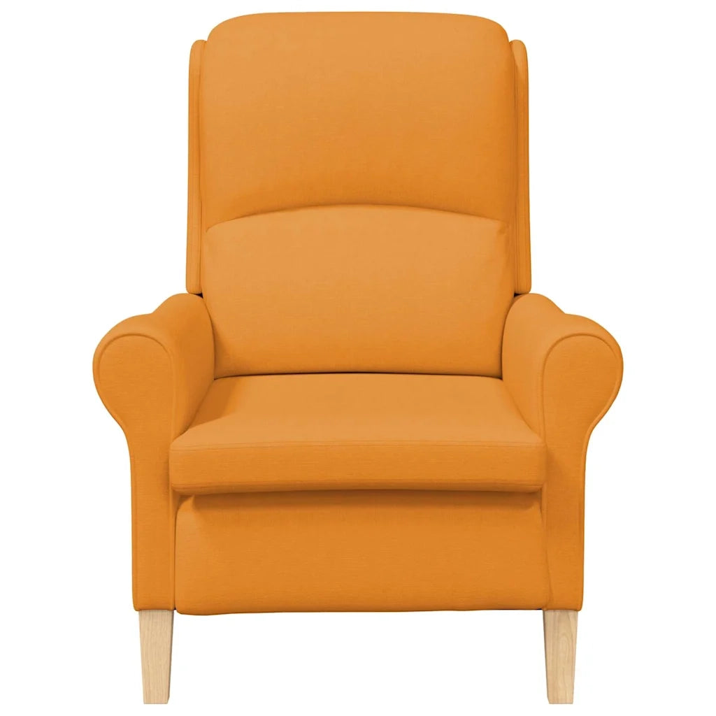 Poltrona | Sedia Relax Giallo scuro Tessuto