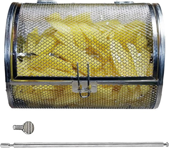 Grill rotante con struttura in acciaio inossidabile