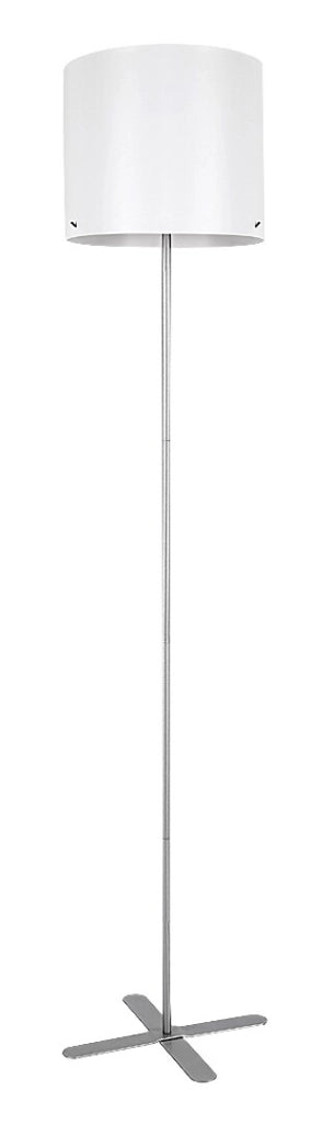 Lampada da terra Izander Rabalux E27 40W argento bianco