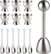 Egg opener in acciaio inossidabile - Clack, altezza 24 cm
