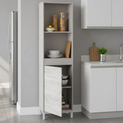 Madia Spineda, Credenza Cassetti, 49x28x174h cm Beige