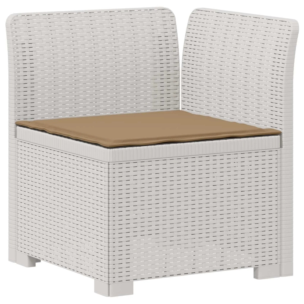 Divano da esterno-Divano da Giardino a 2 Posti con Cuscini Aspetto Rattan PP 773915