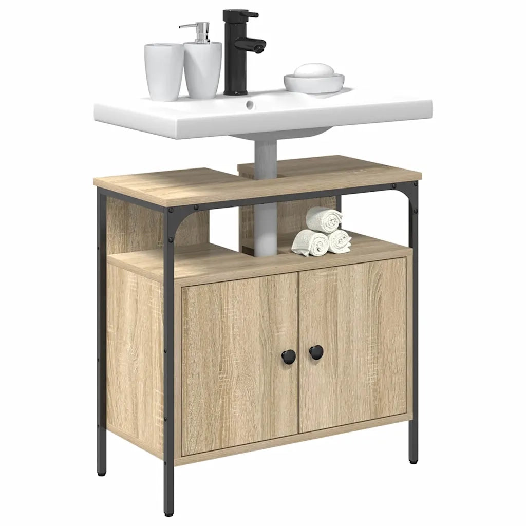 Mobile da Bagno | Armadio da bagno Beige 60 x 30 x 60 cm Legno multistrato
