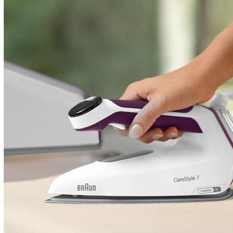 Braun IS7266VI CareStyle 7 Ferro da Stiro con Caldaia 2700 W 7,5 bar 2 L Piastra EloxalPlus FreeGlide 3D colore Viola