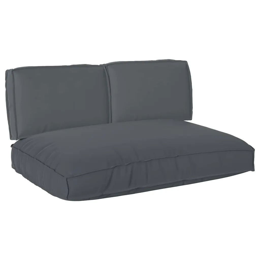 Set di Cuscini 3 pcs Antracite Tessuto Oxford 3402129