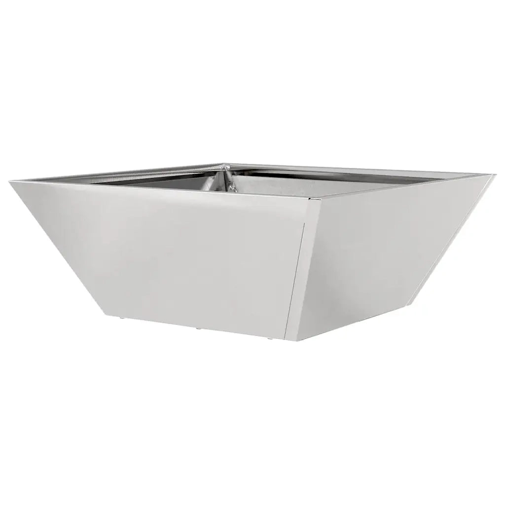 Fioriere | Cassetta per fiori | Vaso da giardino 5 pz Argento 40 x 40 x 15 cm