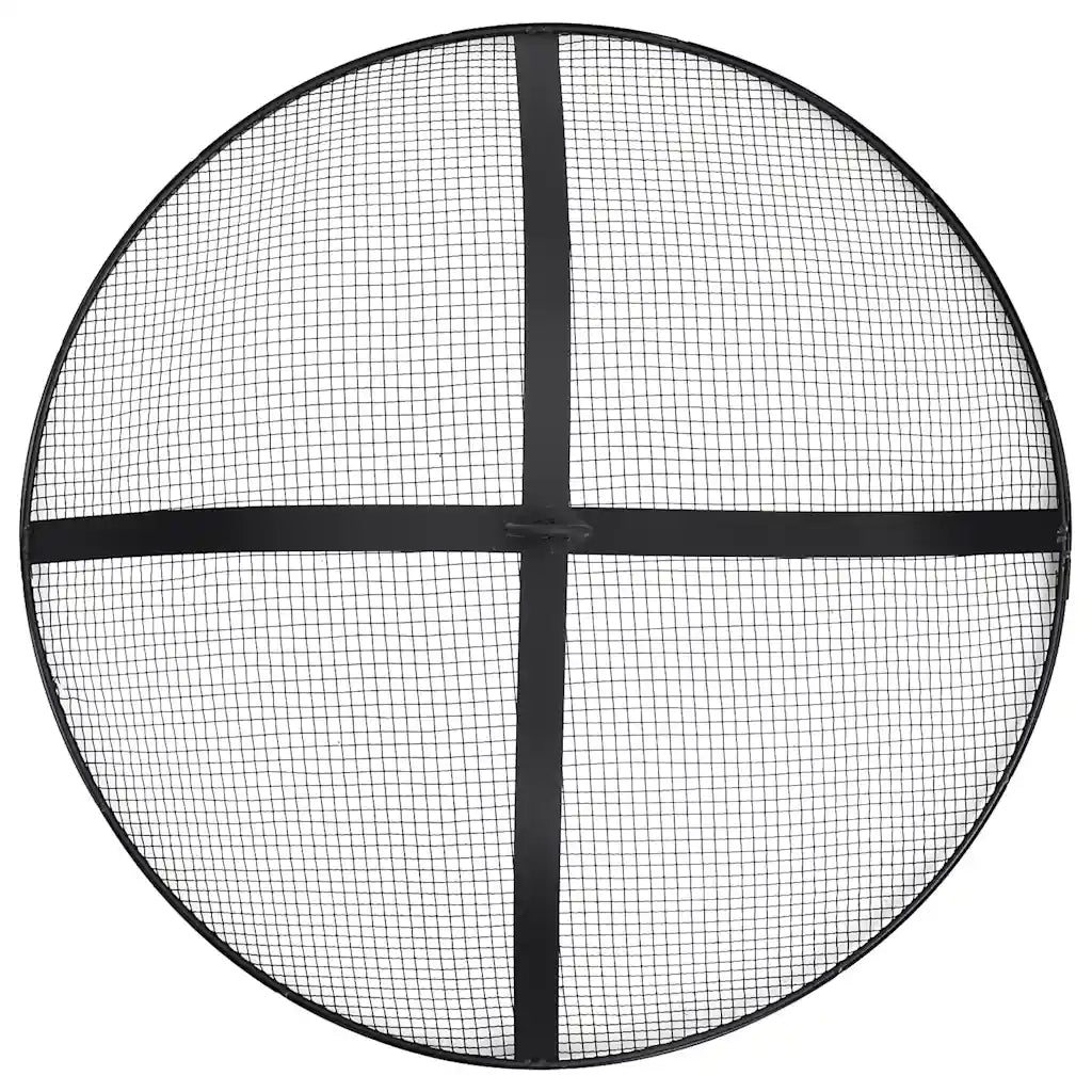 Braciere con Attizzatoio 54x54x55 cm in Acciaio 313639