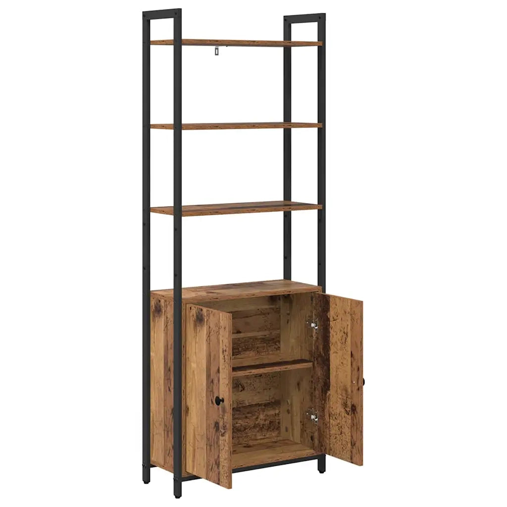 Armadio per Libri Legno vecchio 60 x 24 x 161 cm 883860