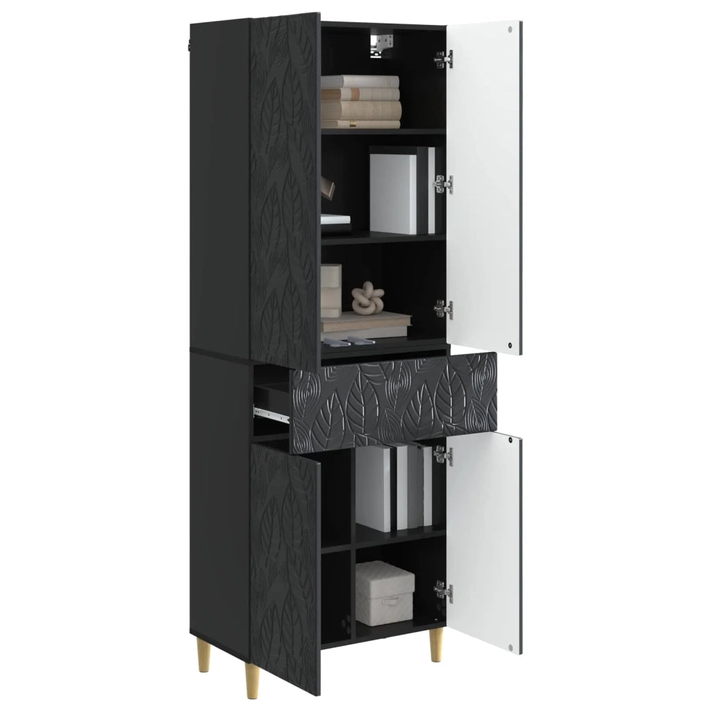 Set di armadi 2 pz Nero Legno ingegnerizzato 3416746