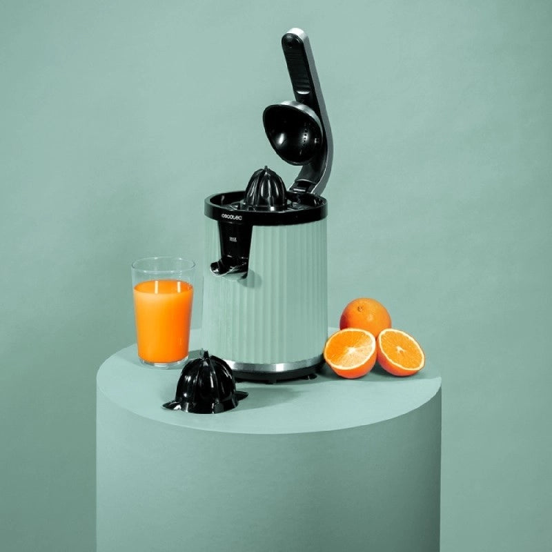 CECOTEC 03898 - Spremiagrumi manuale Xqueeze RetroJuice 600 Green