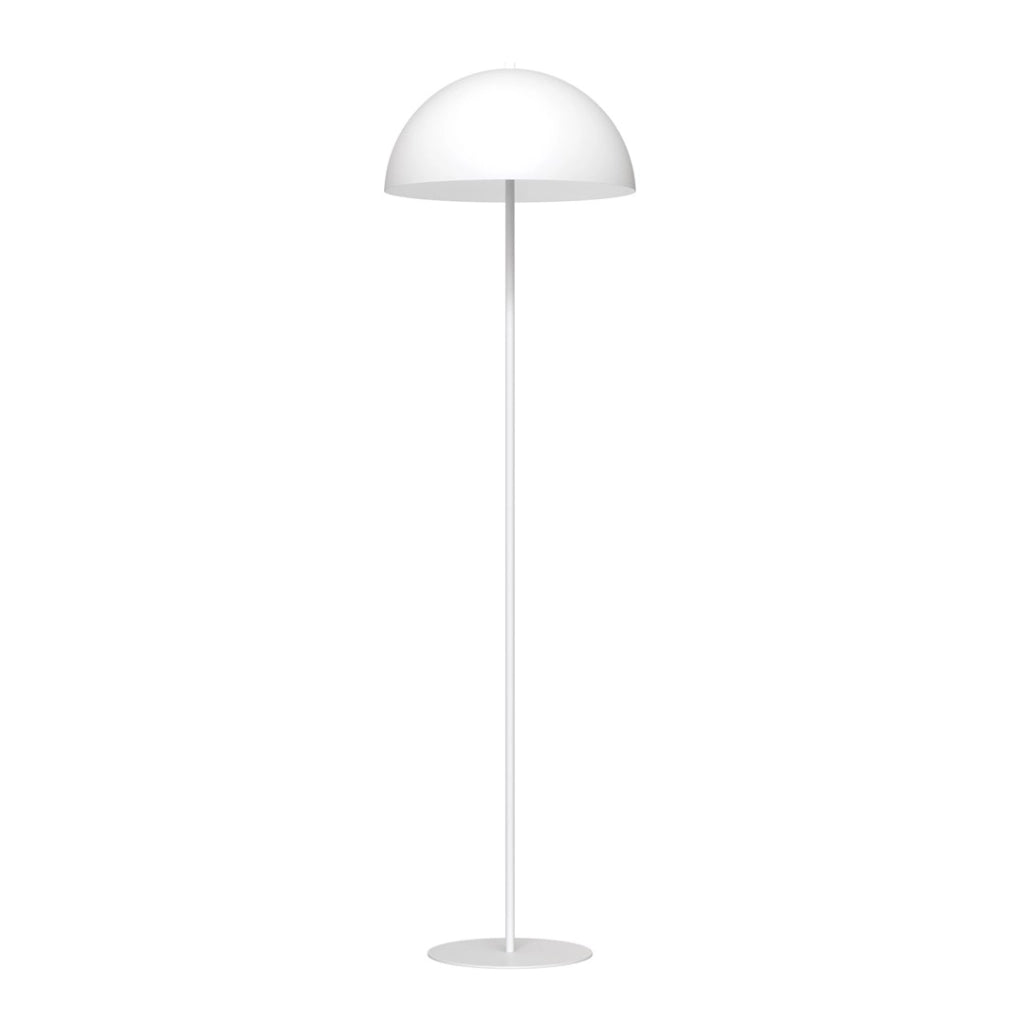Lampada da terra MOGU bianca minimal semisfera 2xG9 Emibig
