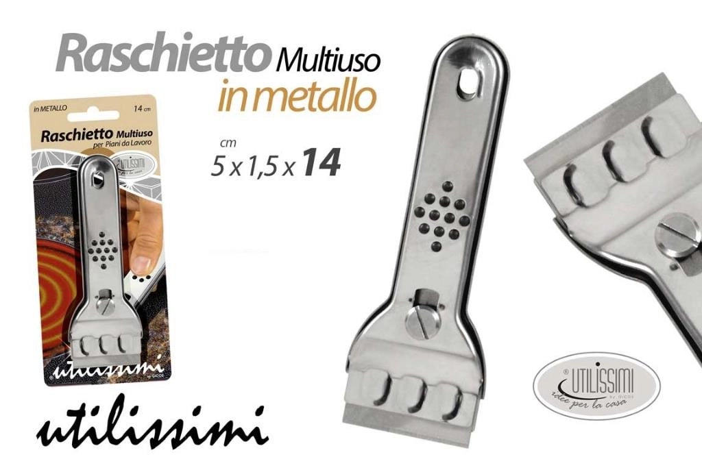 Raschietto da Cucina Multiuso in Metallo 14 x 5 x 1,5 cm