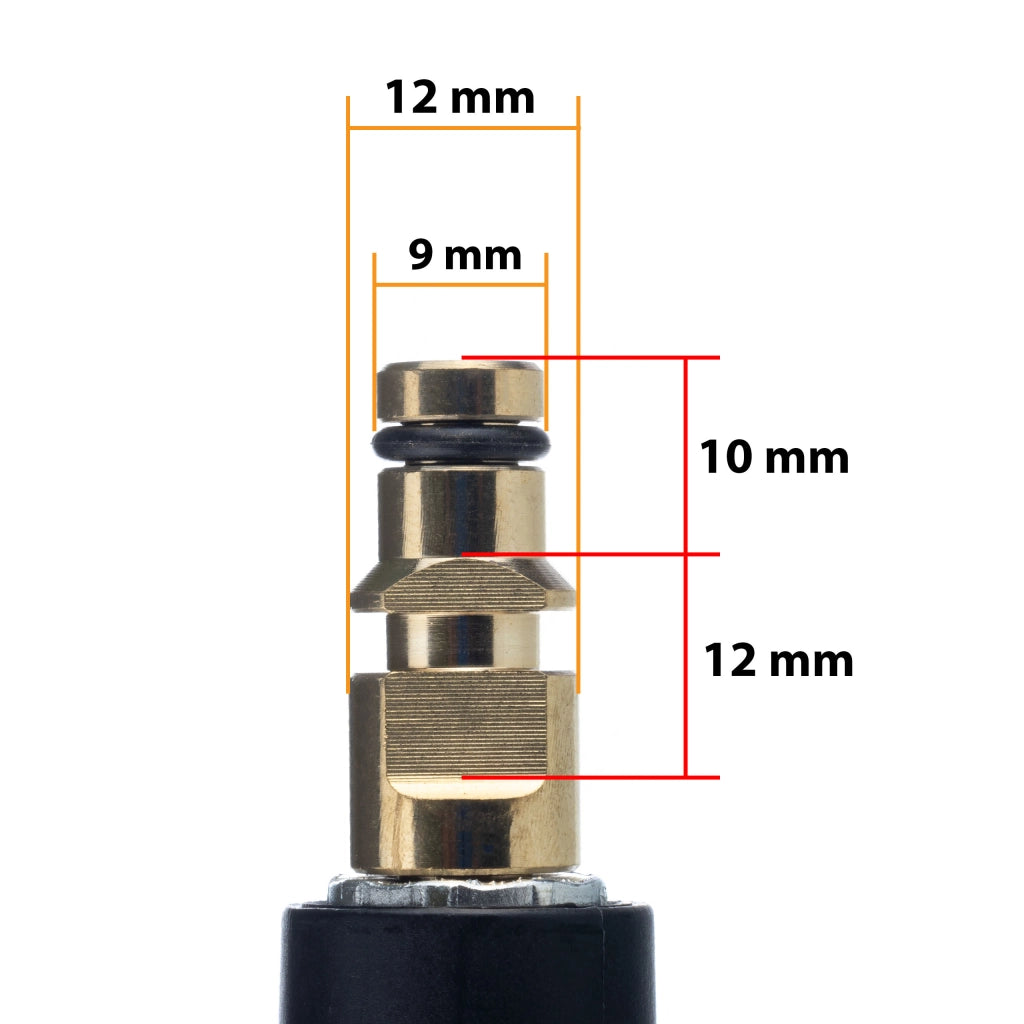 Tubo Alta Pressione 10m di Ricambio – Compatibile con Idropulitrice Kärcher K2–K7 | Click Connect, Nylon, 180 Bar, 60°C