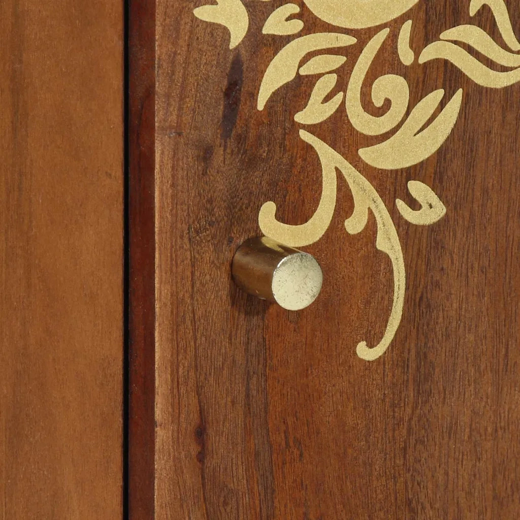 Credenza Marrone 40 x 33 x 75 cm Legno di mango massello 4018760