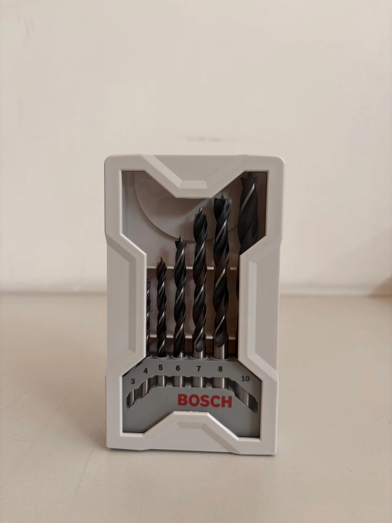 Set Punte per Legno Bosch 2607000002 – 7 Punte Ø 3-10 mm