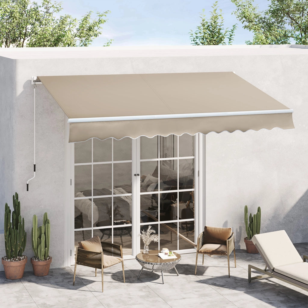 Tenda da sole regolabile per terrazza ¨C Minimal ¨C Beige 395x300 cm