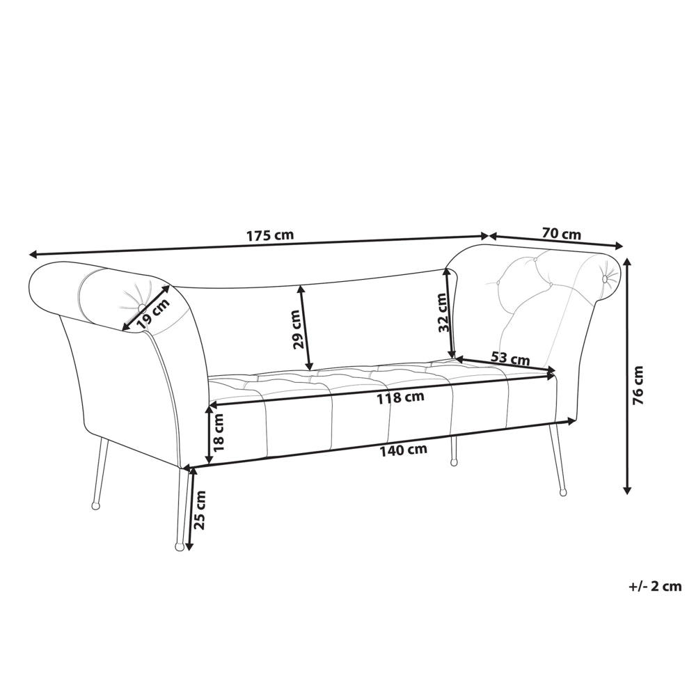 Chaise Longue in Velluto viola chiaro e Gambe Dorate in Metallo Stile Retró con gambe in metallo dorato