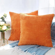 Set di cuscini corduroy da 2 - cuscini decorativi - 50 x 50 cm - effen