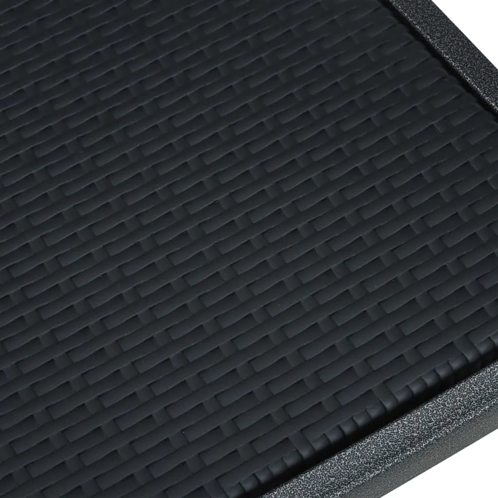 Set da Pranzo da Giardino 9 pz Nero 3099280