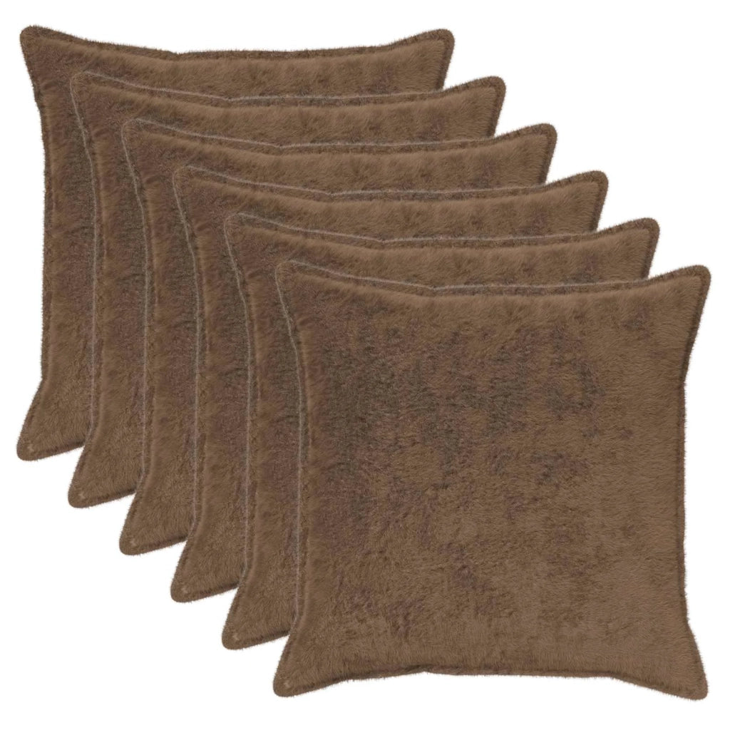 Federa 6 pz HOUTEN Marrone Chiaro 70 x 70 cm 921522
