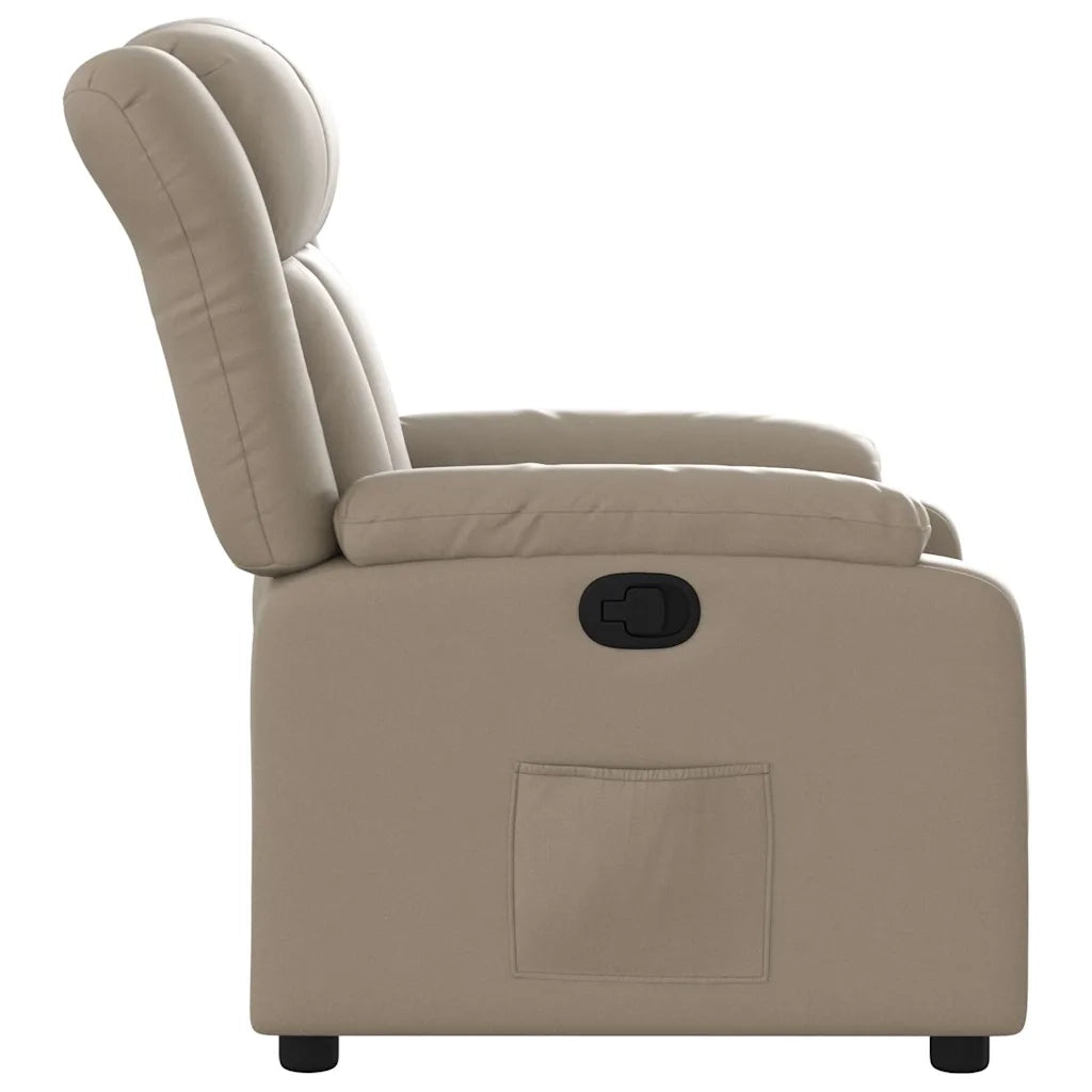 Poltrona Reclinabile Cappuccino in Similpelle 373566