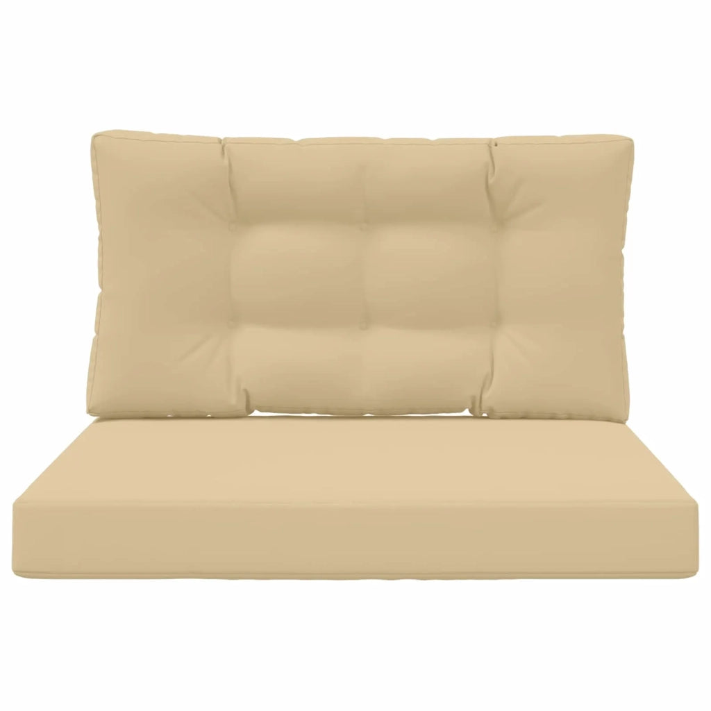 Cuscino per divano da esterno 2 pcs Beige Poliestere 900849