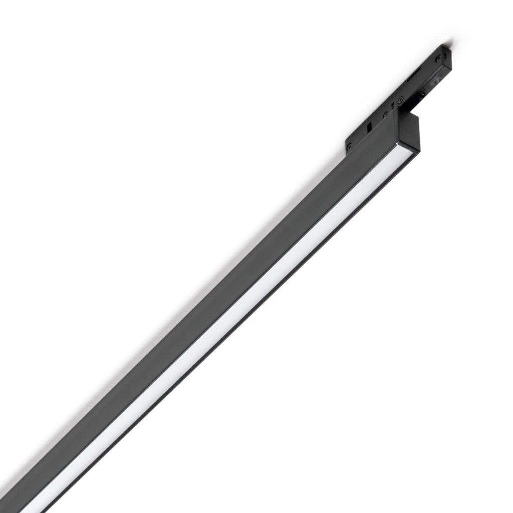 Sistema Lineare Deva 1 Luce Led Integrato Nero 21W Ip20