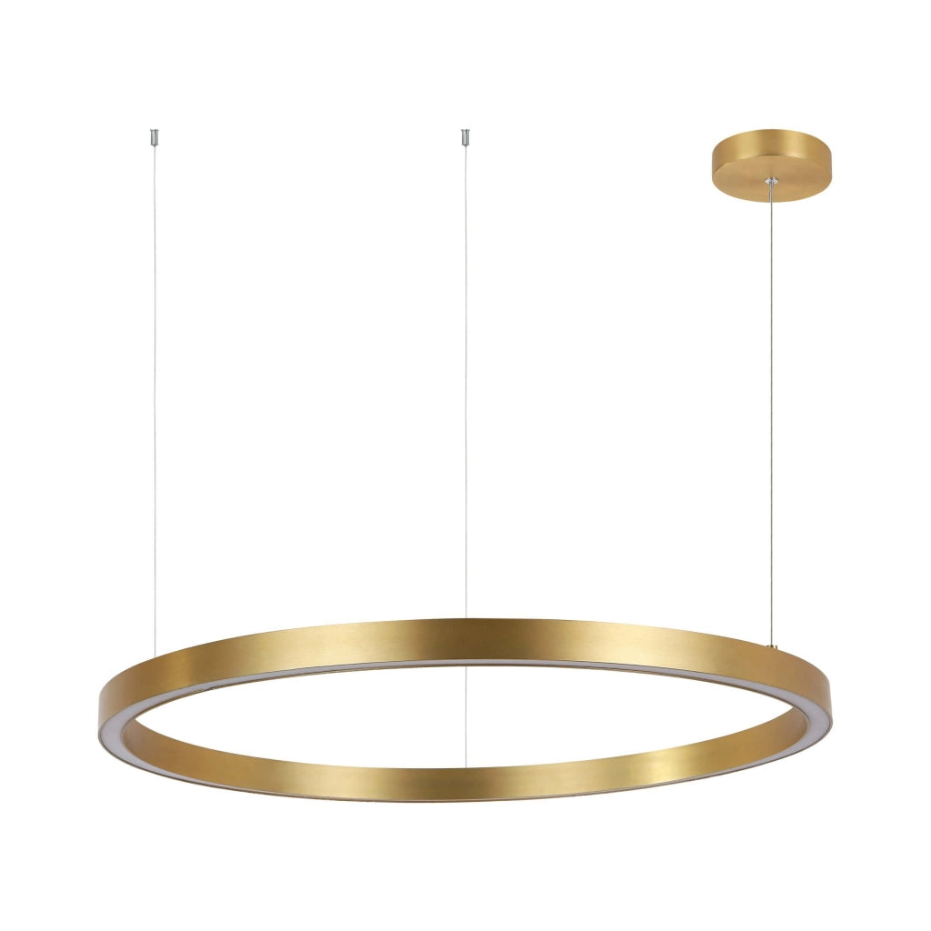 Lampada a sospensione Midway grande LED 40W oro Ø80,8