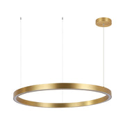 Lampada a sospensione Midway grande LED 40W oro Ø80,8