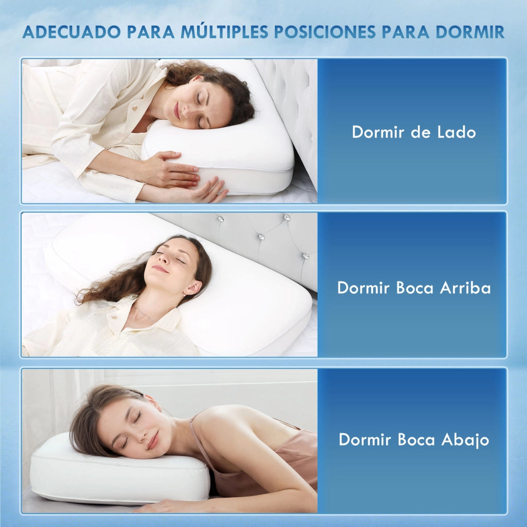 Cuscino Ergonomico in Memory Foam ¨C Minimal ¨C 81x40 cm Crema