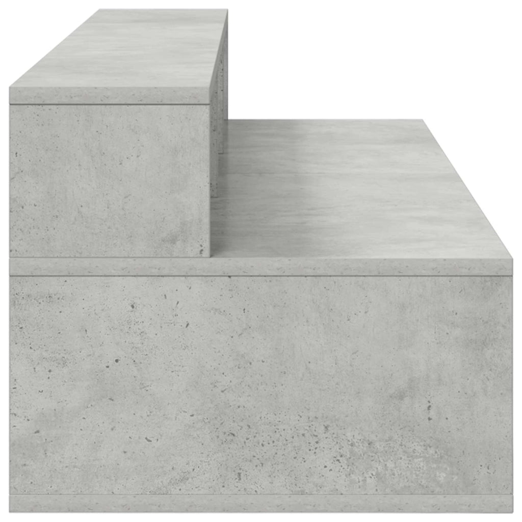 Scrivania studio Grigio Cemento 130 x 42,5 x 36 cm 8006727