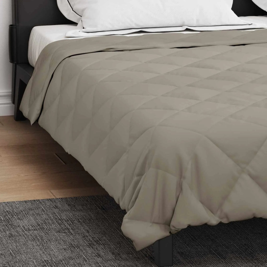 Piumone Completo Annuale Grigio chiaro 200 x 240 cm Microfibra 42025624