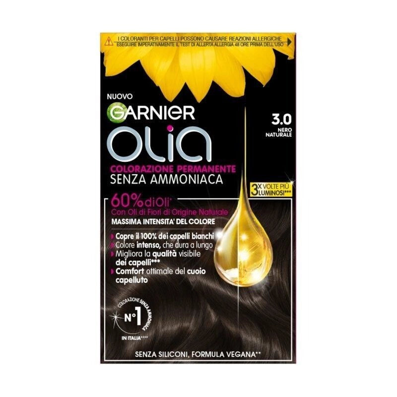 GARNIER OLIA TINTA CAPELLI  3.0 SOFT NERO NATURALE