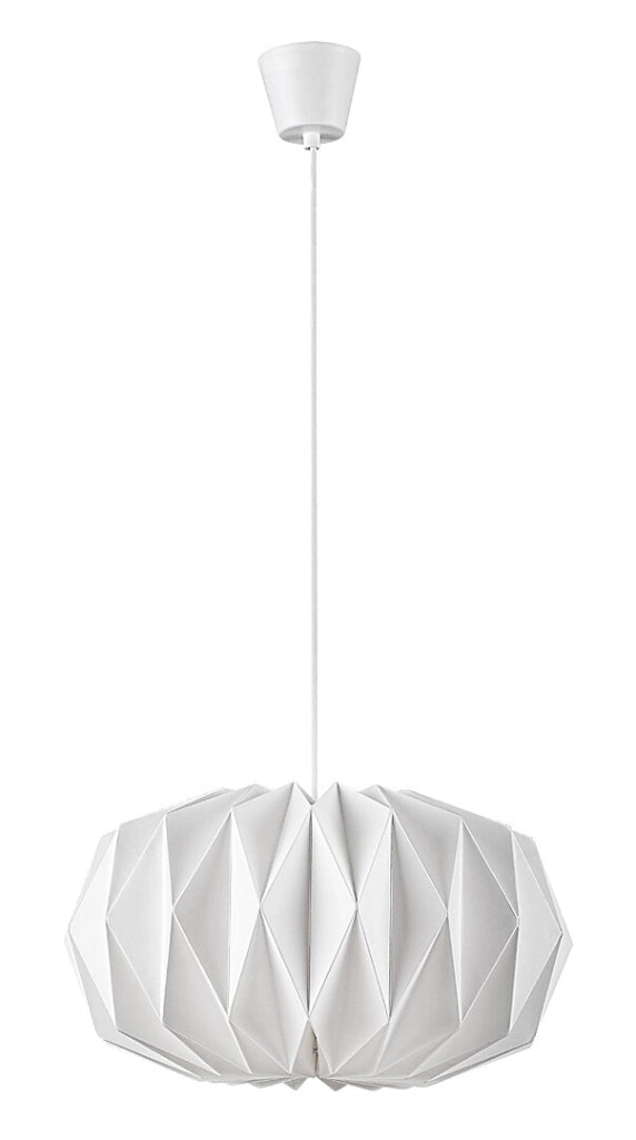 Lampada a sospensione scandinava Ormini Ø43 bianca E27