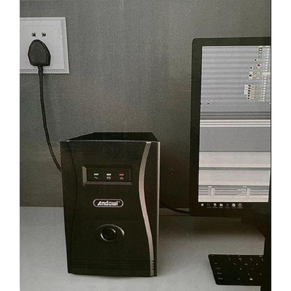 Trade Shop - Gruppo Di Continuità 1000va Smart Offline Ups Per Computer Pc Router Q-up1100 -