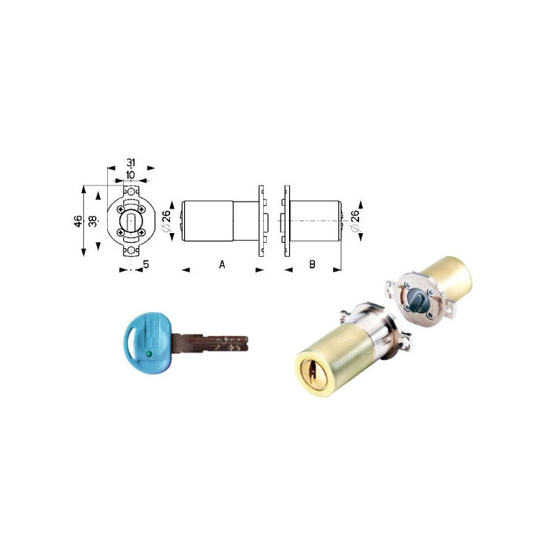Cilindro Pompa Fichet 787 53-36 Fp8D Mottura
