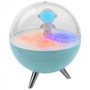 Lampada notte LED luna RGBW ricaricabile blu Mary's