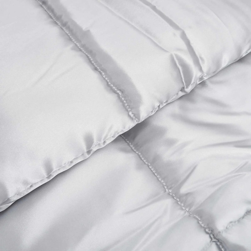 Piumone Completo Annuale Argento 220 x 240 cm Satin e Micropile 42025833